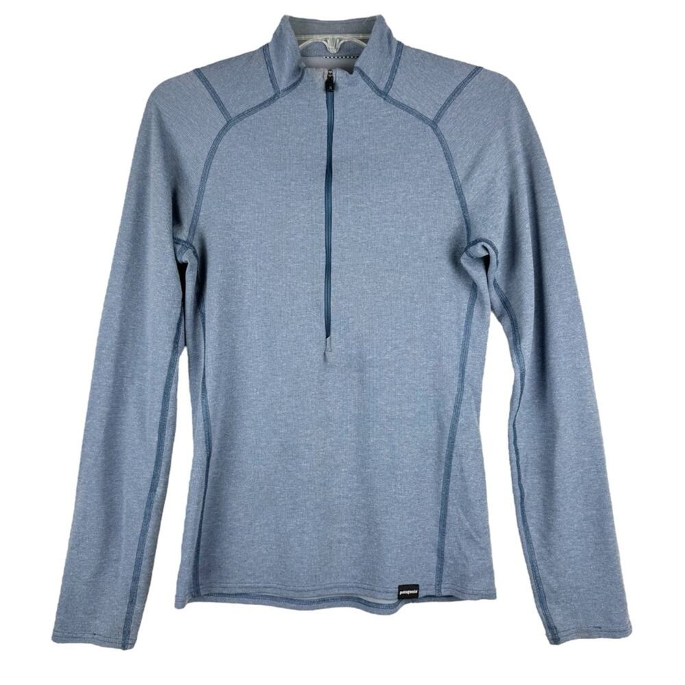 Patagonia Worn Wear Capilene 2 Lightweight Zip-Neck Blue Size XS Men's/Unisex